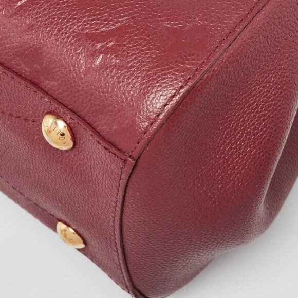 Louis Vuitton Aurore Monogram Empreinte Leather Montaigne MM Bag w/o Strap - Picture 4 of 12